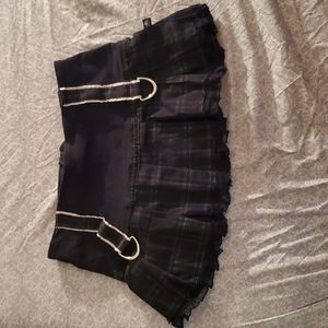 Tripp pleated lacey mini skirt size small